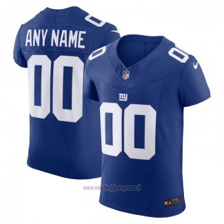 Maglia NFL Elite New York Giants Vapor F.U.S.E. Personalizzate Blu