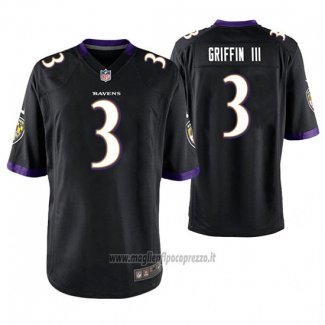 Maglia NFL Game Baltimore Ravens Robert Griffin Iii Nero