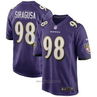 Maglia NFL Game Baltimore Ravens Tony Siragusa Retired Viola