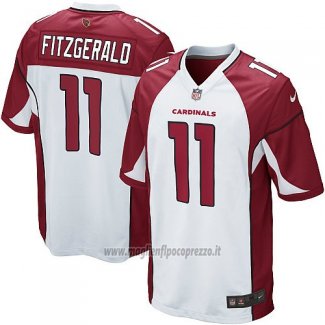 Maglia NFL Game Bambino Arizona Cardinals Fitzgerald Bianco Rosso