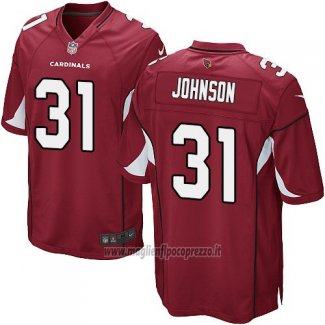 Maglia NFL Game Bambino Arizona Cardinals Johnson Rosso