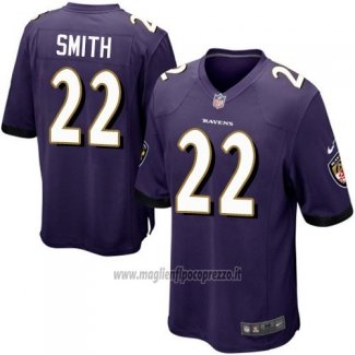 Maglia NFL Game Bambino Baltimore Ravens Smith Viola