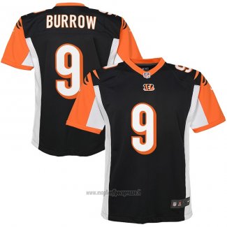 Maglia NFL Game Bambino Cincinnati Bengals Joe Burrow 2020 Nero