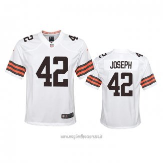 Maglia NFL Game Bambino Cleveland Browns Karl Joseph 2020 Bianco