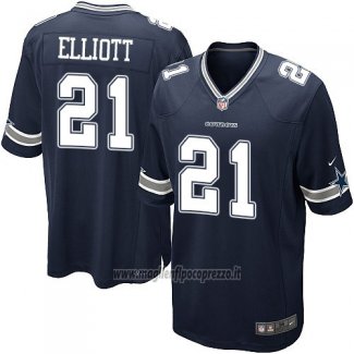 Maglia NFL Game Bambino Dallas Cowboys Elliott Nero