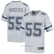 Maglia NFL Game Bambino Dallas Cowboys Leighton Vander Esch Inverted Grigio