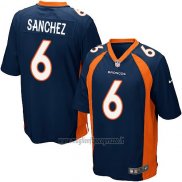 Maglia NFL Game Bambino Denver Broncos Sanchez Blu Scuro