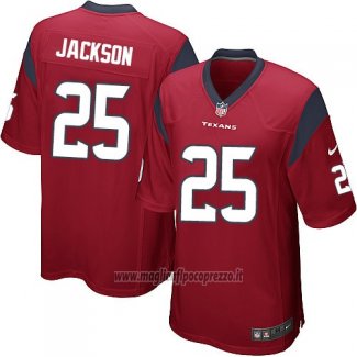 Maglia NFL Game Bambino Houston Texans Jackson Rosso