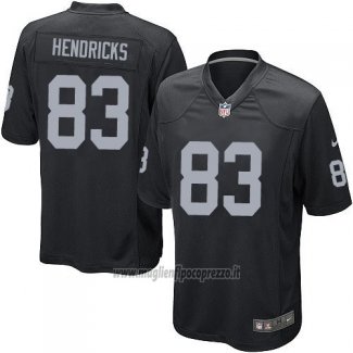 Maglia NFL Game Bambino Las Vegas Raiders Hendricks Nero