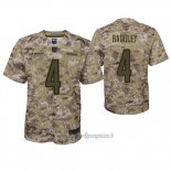 Maglia NFL Game Bambino Los Angeles Chargers Michael Badgley Camuffamento 2018 Salute To Service