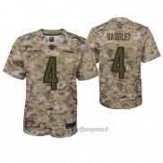 Maglia NFL Game Bambino Los Angeles Chargers Michael Badgley Camuffamento 2018 Salute To Service