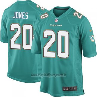 Maglia NFL Game Bambino Miami Dolphins Jones Verde
