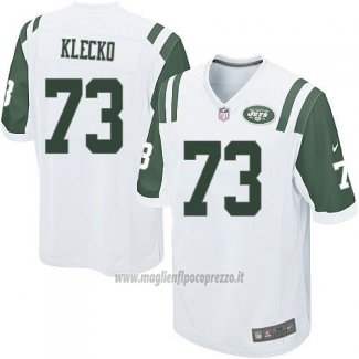 Maglia NFL Game Bambino New York Jets Klecko Bianco
