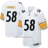 Maglia NFL Game Bambino Pittsburgh Steelers Lambert Bianco