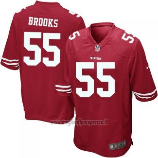 Maglia NFL Game Bambino San Francisco 49ers Brooks Rosso