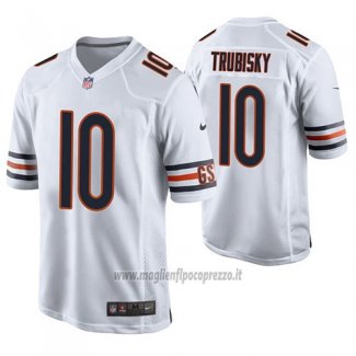 Maglia NFL Game Chicago Bears Mitchell Trubisky Bianco