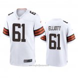 Maglia NFL Game Cleveland Browns Jordan Elliott Bianco