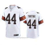 Maglia NFL Game Cleveland Browns Sione Takitaki 2020 Bianco