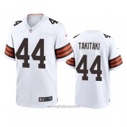 Maglia NFL Game Cleveland Browns Sione Takitaki 2020 Bianco