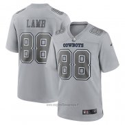 Maglia NFL Game Dallas Cowboys Ceedee Lamb Atmosphere Fashion Grigio