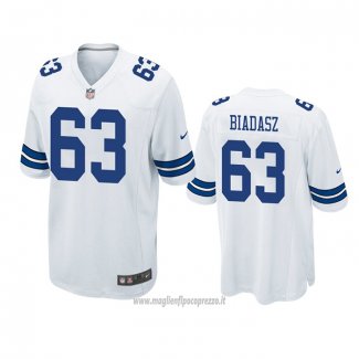 Maglia NFL Game Dallas Cowboys Tyler Biadasz Bianco