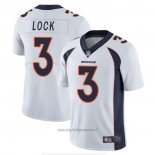 Maglia NFL Game Denver Broncos 3 Drew Lock Bianco