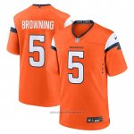Maglia NFL Game Denver Broncos Baron Browning Arancione