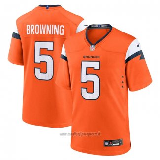 Maglia NFL Game Denver Broncos Baron Browning Arancione