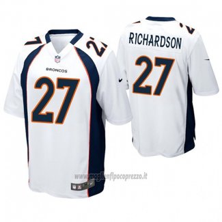 Maglia NFL Game Denver Broncos Horace Richardson Bianco
