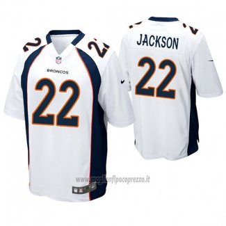 Maglia NFL Game Denver Broncos Kareem Jackson Bianco