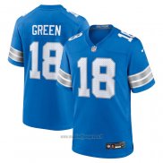 Maglia NFL Game Detroit Lions Antoine Green Blu Bianco