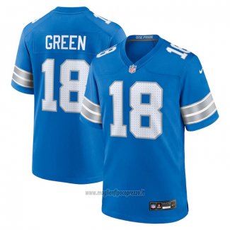 Maglia NFL Game Detroit Lions Antoine Green Blu Bianco