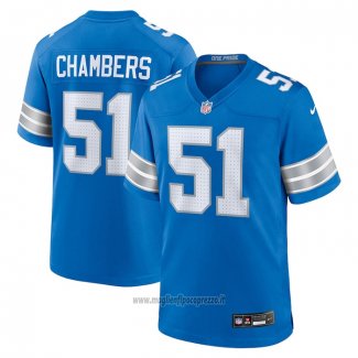 Maglia NFL Game Detroit Lions Steele Chambers Blu