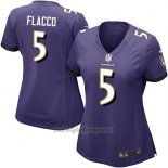 Maglia NFL Game Donna Baltimore Ravens Flacco Viola