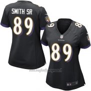 Maglia NFL Game Donna Baltimore Ravens Smith Sr Nero