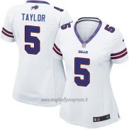 Maglia NFL Game Donna Buffalo Bills Taylor Bianco