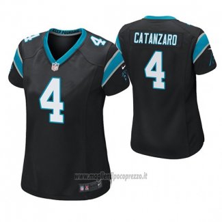 Maglia NFL Game Donna Carolina Panthers Chandler Catanzaro Nero