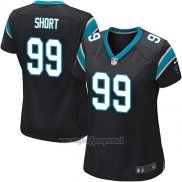 Maglia NFL Game Donna Carolina Panthers Short Nero