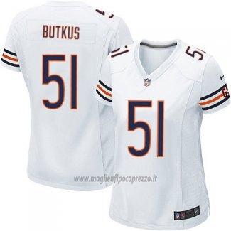 Maglia NFL Game Donna Chicago Bears Butkus Bianco