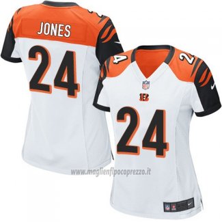 Maglia NFL Game Donna Cincinnati Bengals Jones Bianco