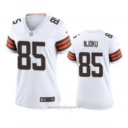 Maglia NFL Game Donna Cleveland Browns David Njoku 2020 Bianco