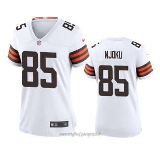 Maglia NFL Game Donna Cleveland Browns David Njoku 2020 Bianco