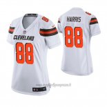Maglia NFL Game Donna Cleveland Browns Demetrius Harris Bianco