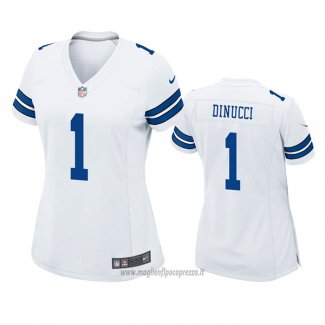 Maglia NFL Game Donna Dallas Cowboys Ben Dinucci Bianco