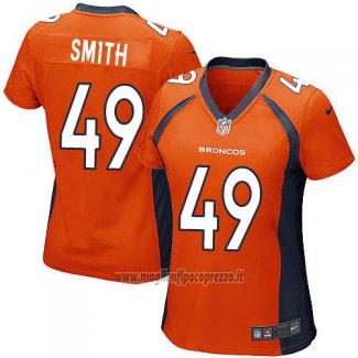 Maglia NFL Game Donna Denver Broncos Smith Arancione