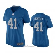 Maglia NFL Game Donna Detroit Lions Jason Huntley Throwback Blu