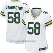 Maglia NFL Game Donna Green Bay Packers Barrington Bianco