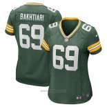 Maglia NFL Game Donna Green Bay Packers David Bakhtiari Verde