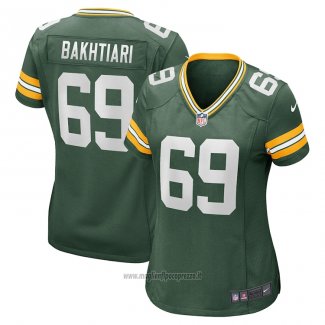 Maglia NFL Game Donna Green Bay Packers David Bakhtiari Verde