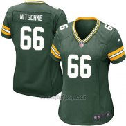 Maglia NFL Game Donna Green Bay Packers Nitschke Verde Militar